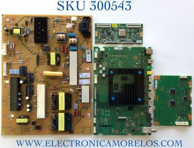 KIT DE TARJETAS PARA TV SONY BRAVIA 4K·UHD·HDR / MAIN A5014255A 160 / 1-006-895-21 / T-CON 45103E / 20Y_S65JU22MQV0.1 / DRIVER A5012967A 228 / 1-006-902-11 / 100690111 / FUENTE 100611012 / APS-435 / 100660311 / LSY650FF03-A01 / YDAF065DND01 / XBR-65X900H